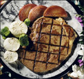 Grilled Steak with Toasted Garlic Butter